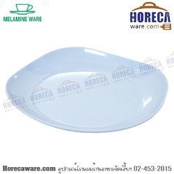 [ฟ้า] จานสี่เหลี่ยมมุมมน 9" เมลามีนแวร์ [me-2-N1645-9]