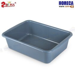อ่างเก็บจาน สีเทา สำหรับวางในรถเข็นเก็บจาน บอส