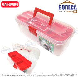 กล่องเครื่องมือเล็สีแดง ยูนิแวร์ [un-4528R]