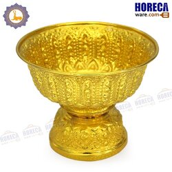 Lao pattern tray, gold, 20 cm, seal