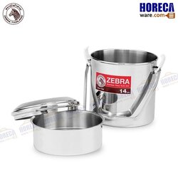 หม้อหิ้ว 14 ซม.ออโต้ล็อค ชั้นลึก หัวม้าลาย