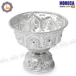Lao pattern tray, silver, 14 cm, seal