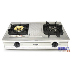 เตาคู่ใหญ่พิเศษ หัวฟอส+หัวเทอร์โบ รุ่น RT-711TBS ตรารินไน