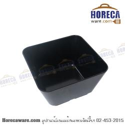 [สีดำ] ชามสี่เหลี่ยม 7 นิ้ว เอสบี [sb-bk-b999-7]