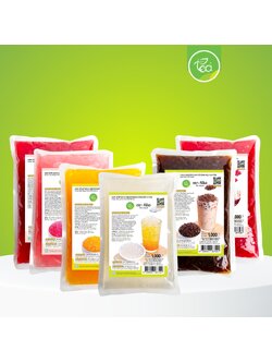 บุกท็อปปิ้ง บุกไข่มุก พร้อมทาน 1 kg มุกบุก บุกคริสตัล ไข่มุกบุก บุกใส ฟองมุกใส บุกสำเร็จรูป บุกไข่มุกในน้ำเชื่อม ตรา ทีอีเอ