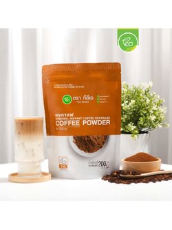 ผงกาแฟ พร้อมชง สำเร็จรูป ผงกาแฟสด กาแฟโบราณ ผงกาแฟดำ Coffee Powder กาแฟผง ผงเครื่องดื่ม ขนาด 200 กรัม ตรา ทีอีเอ