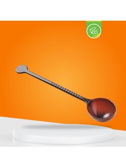 ช้อนตักนมผง Powder Spoon ช้อนตักผงก้านยาว Spoon สีน้ำตาล ช้อนตักผงกาแฟ ยาว 21.5cm /ชิ้น