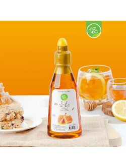 น้ำผึ้งแท้ ขวดบีบ 370 กรัม น้ำผึ้งเดือนห้า น้ำผึ้งเกสรดอกไม้ น้ำผึ้ง ขวดบีบ Fifth Month Honey ตรา ทีอีเอ