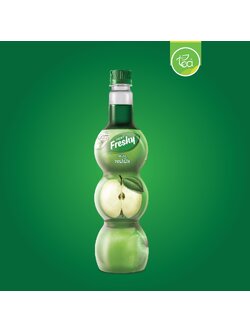 ไซรัปแอปเปิ้ล Freshy ไซรัปเฟรชชี่ น้ำแอปเปิ้ลเขียว น้ำเชื่อมผลไม้ ไซรัปเข้มข้น Apple Syrup ขนาด 710 ml