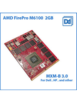 AMD FirePro M6100 2GB VGA Card สำหรับ Workstation DELL Precision M6600 M6700 M6800 , HP Zbook 17 , และอื่นๆ