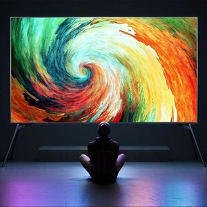 จอทีวีสมาร์ททีวีจอแบน 70/80/100/120/130 นิ้ว Ultra High Definition LCDสมาร์ททีวีจอแบน