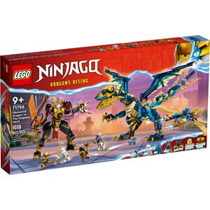 LEGO เลโก้ Ninjago 71796 Elemental Dragon vs. The Empress Mech