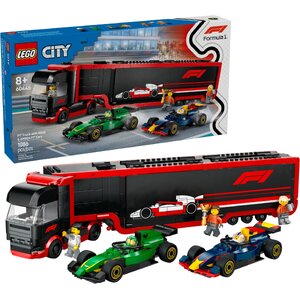 LEGO City เลโก้ 60445 F1 Truck with RB20 & AMR24 F1 Cars