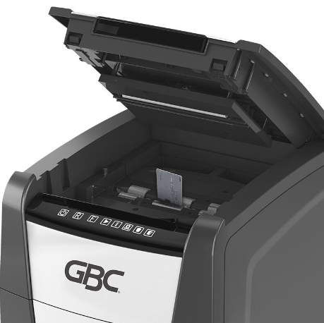 เครื่องทำลายเอกสารยี่ห้อGBC รุ่น AUTO+100X ทำลายเอกสารครั้งละ 100แผ่น 26L
