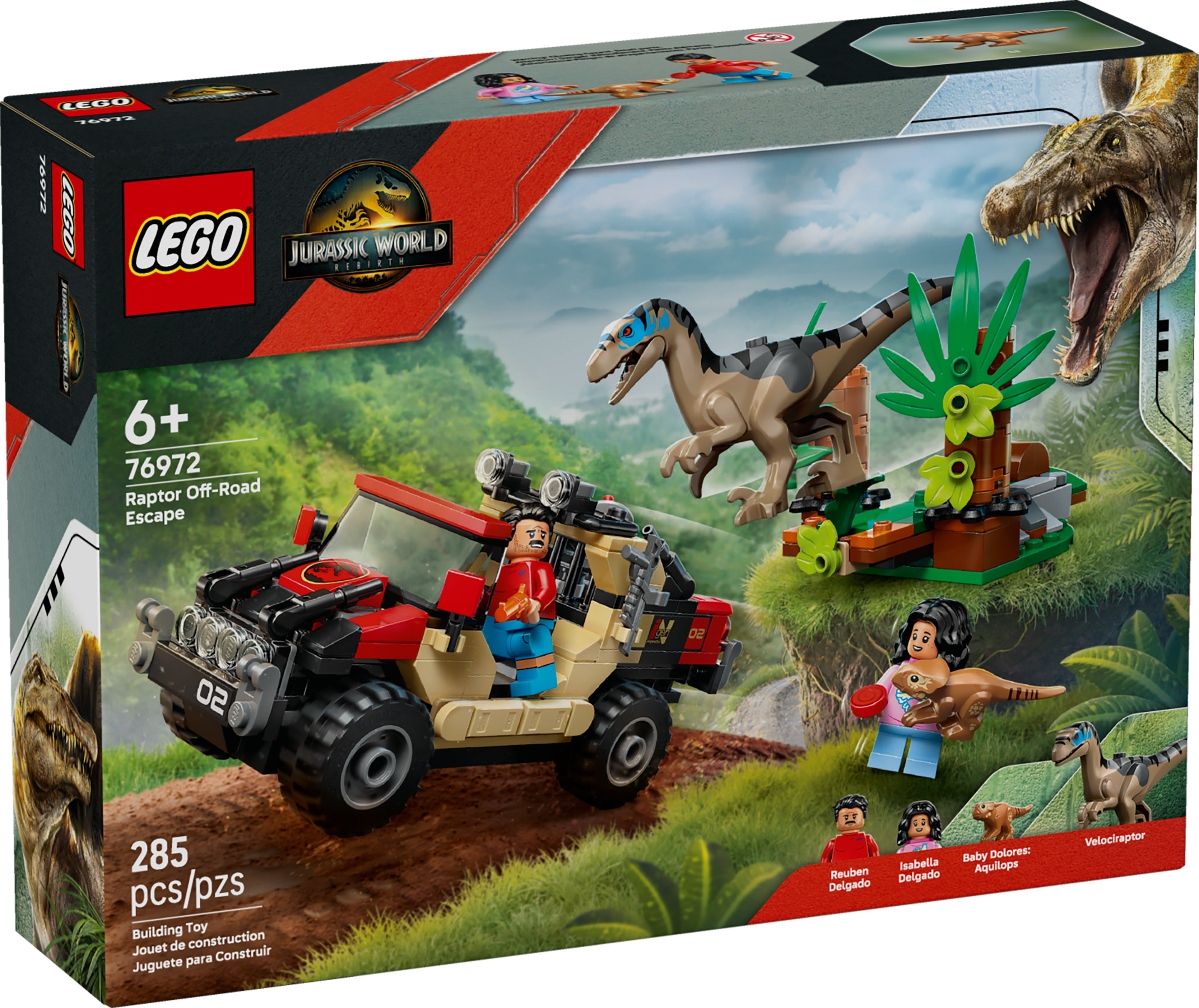 LEGO Jurassic World เลโก้ 76972 Raptor Off-Road Escape