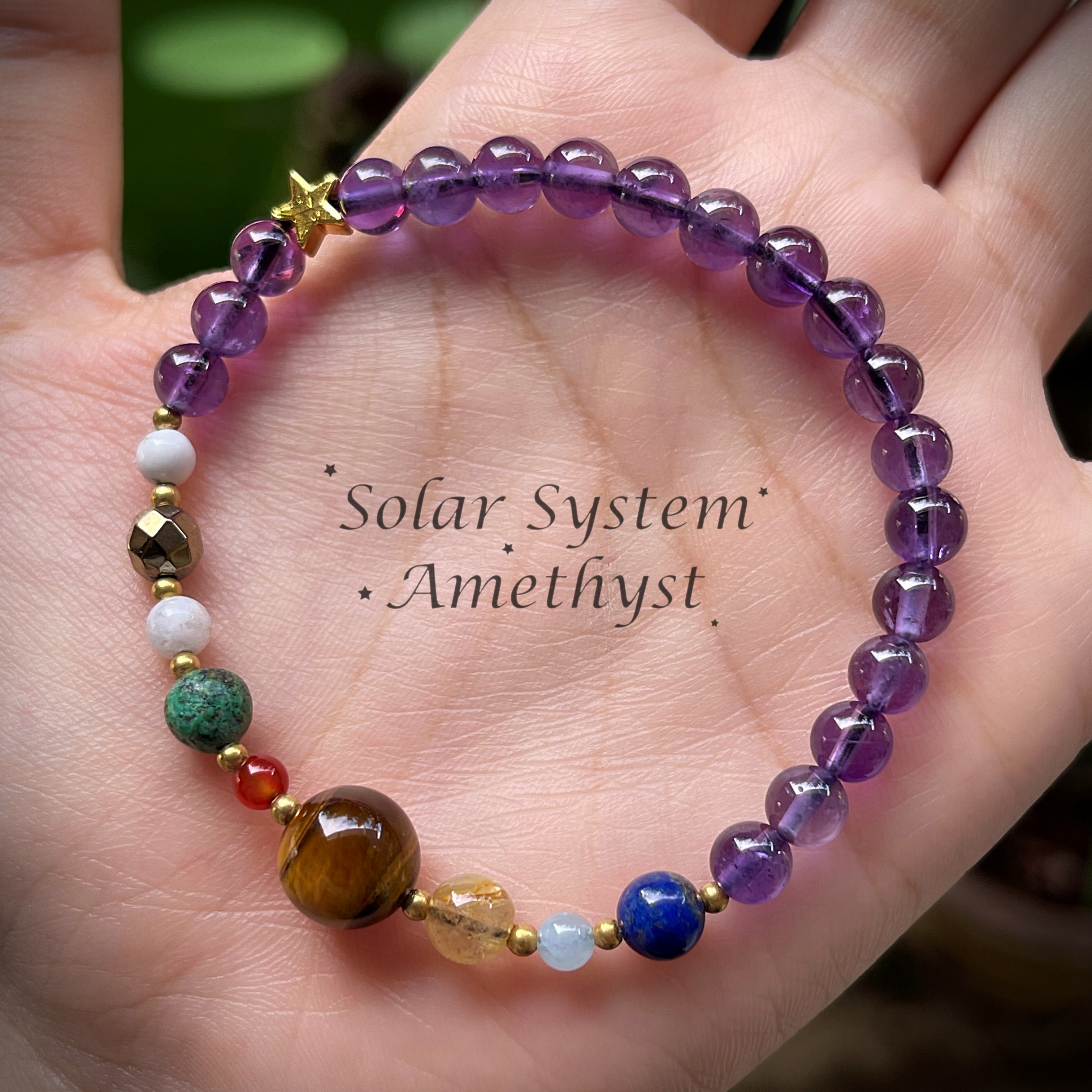 Solar System Bracelet : อเมทิสต์ (Amethyst)