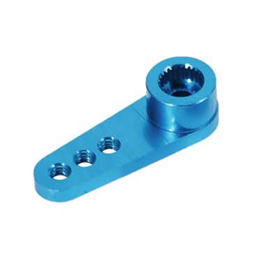 25T standard servo swing Single arm สีน้ำเงิน Half arm Blue color digital servo metal rudder arm steering wheel
