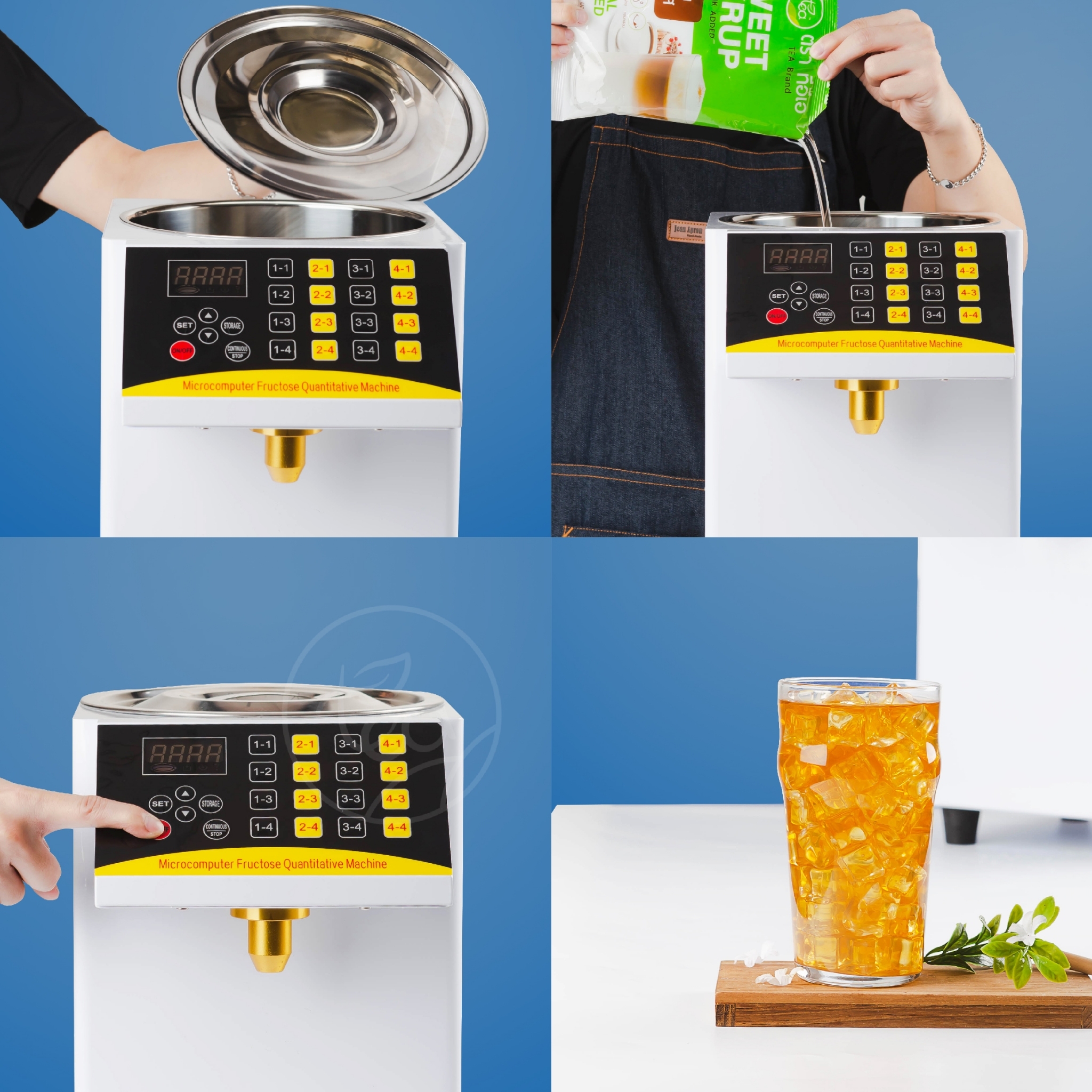 เครื่องตวงน้ำเชื่อม จ่ายน้ำเชื่อม ตวงไซรัป Syrup Dispenser ความจุ 8 ลิตร TEA-KSeries