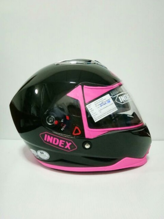 หมวกกันน็อค INDEX รุ่น LEGENDA แว่น 2 ชั้น นวมถอดซักได้