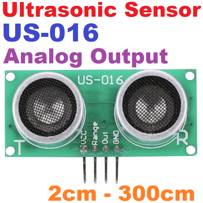 US-016 Ultrasonic Sensor Analog Voltage Output High Exactness Ultrasonic Distance Rangefinder DC 5V 2cm-300cm