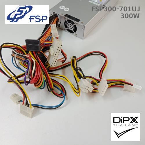 Power Server 1U FSP 300W (FSP300-701UJ) 24pin, 4pin+4pin, 5molex, 2sata (New)