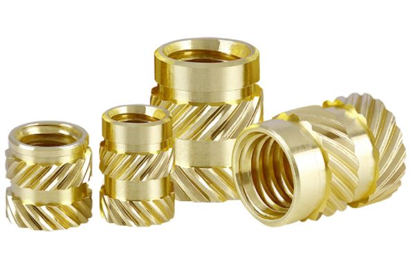 น็อตฝัง M4*8*6 mm. Brass Hot Melt Inset Nuts หัวน็อตแบบฝัง
