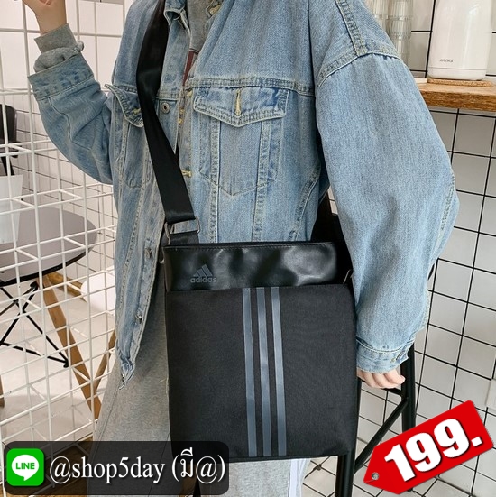 ♨️ Adidas กระเป๋าสะพายข้าง ใบใหญ่งานสวย ♨️