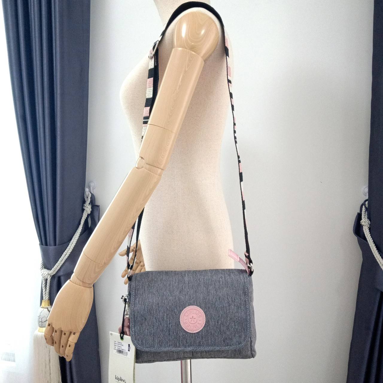 Kipling Shayna กระเป๋าสะพายไหล่ กระเป๋า ไนล่อน แท้