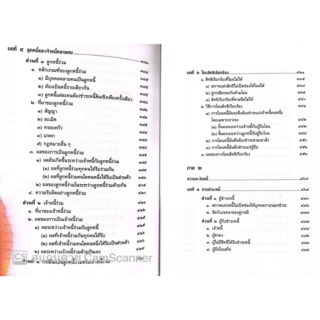 (ห่อปก)คำอธิบายประมวลกฎหมายแพ่งและพาณิชย์ ว่าด้วยหนี้ (ศ. ไพโรจน์ วายุภาพ) ปีที่พิมพ์ : มกราคม 66 (ครั้งที่ 14)