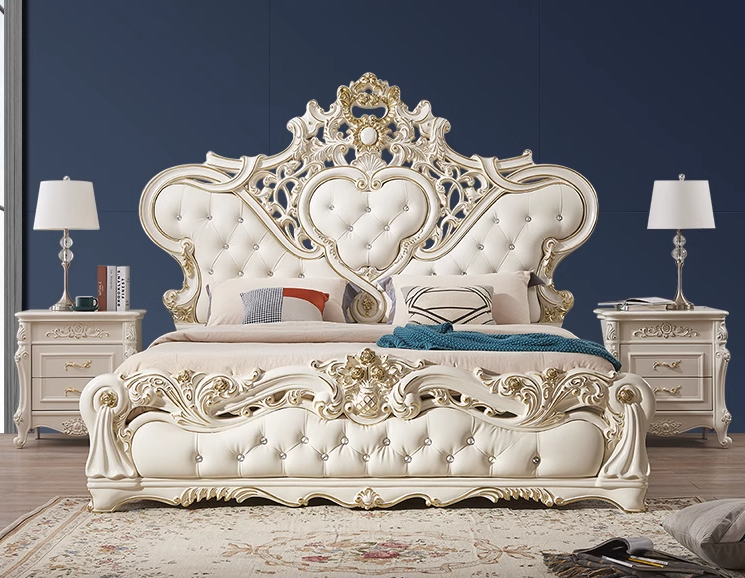 เตียงเจ้าหญิง เตียงหลุยส์ เตียงนอนหลุยส์ รุ่น Francy