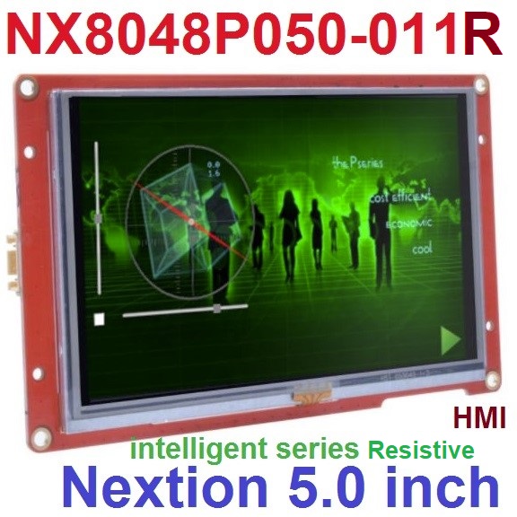NX8048P050-011R Nextion 5.0 Inch Resistive Touch RGB 65K Color LCD-TFT HMI Display Module Intelligent Series Panel Without Enclosure