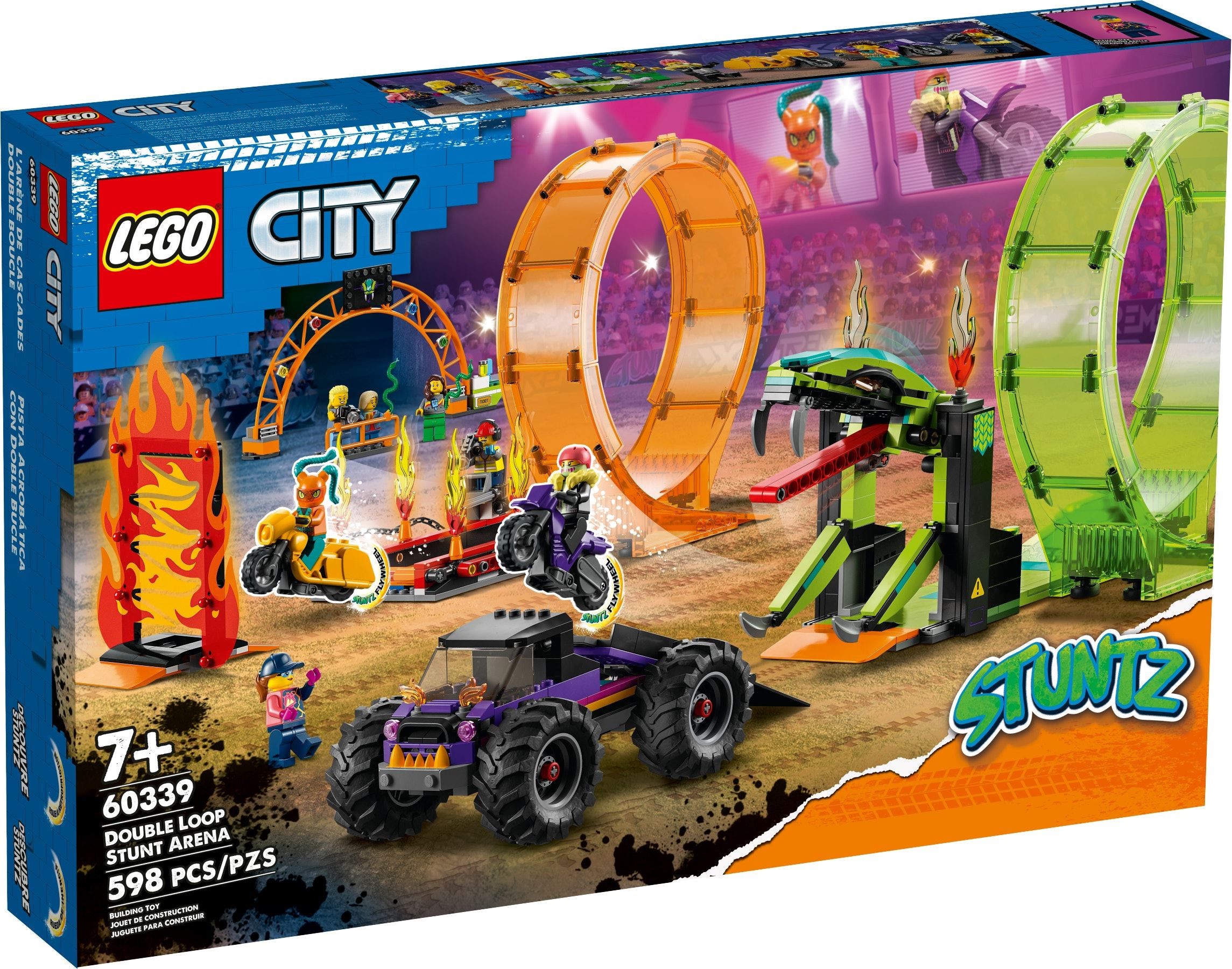 LEGO City เลโก้ 60339 Double Loop Stunt Arena