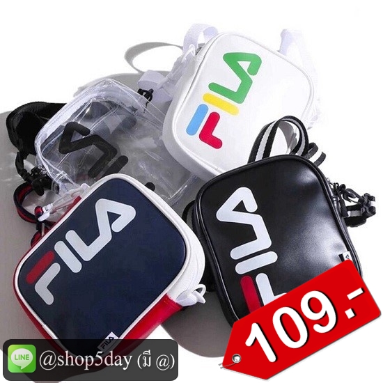 🔥กระเป๋าแฟชั่น สะพายข้าง Fila ฟิล่า No.flla PU0001