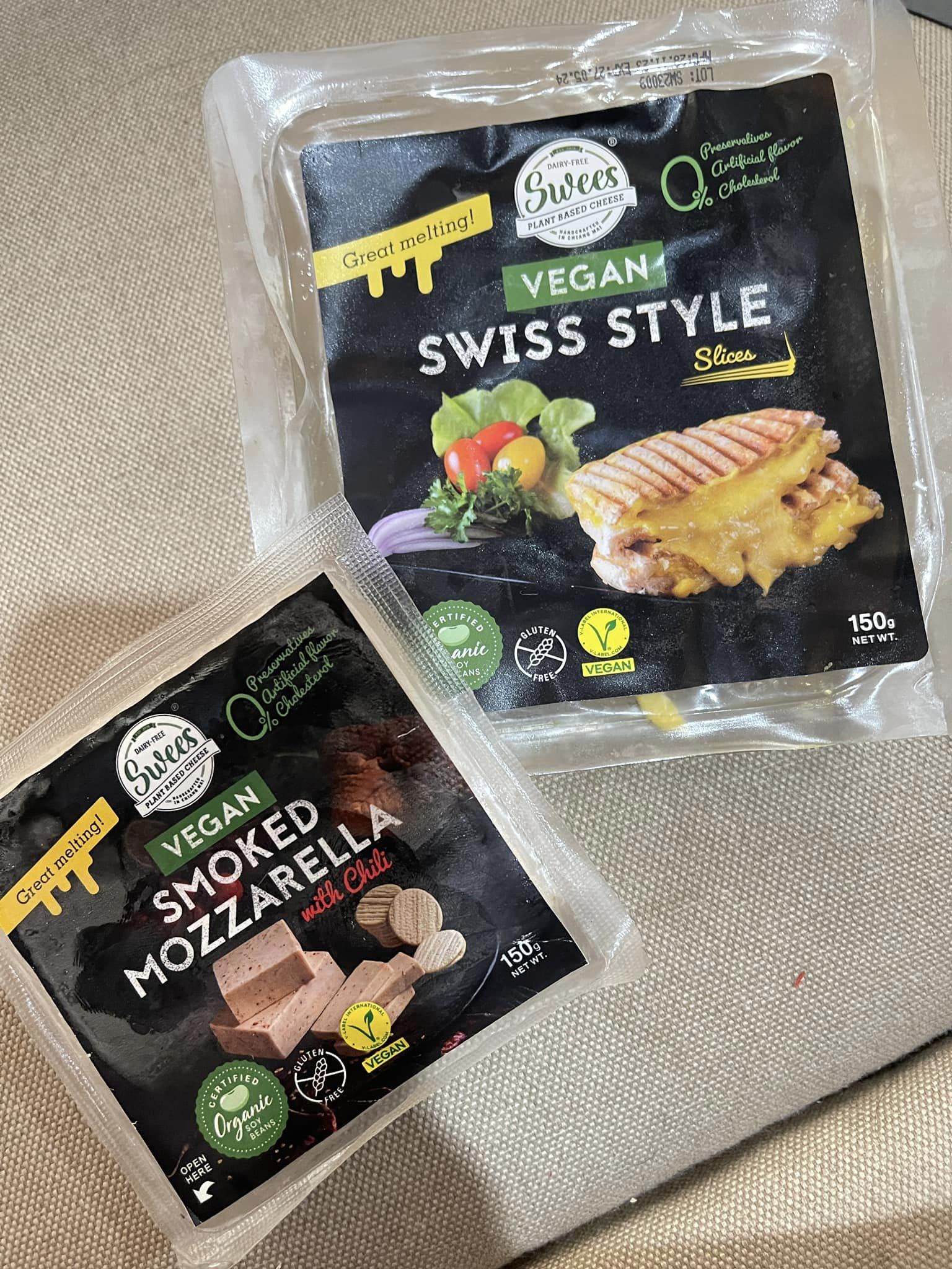 สวีสชีส (SWEES Cheese®) ชีสวีแกนที่ผลิตจากเม็ดถั่วเหลืองแบบออแกนิค คุณภาพสูงจากจังหวัดเชียงใหม่ : Healthy Hut
