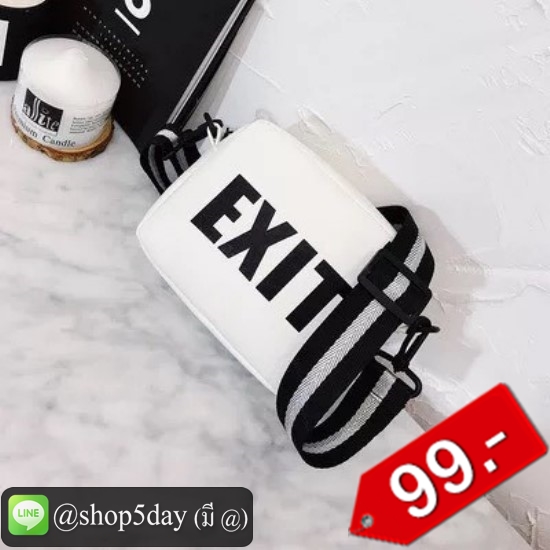 🔥กระเป๋าแฟชั่น สะพายข้าง EXIT No.0004