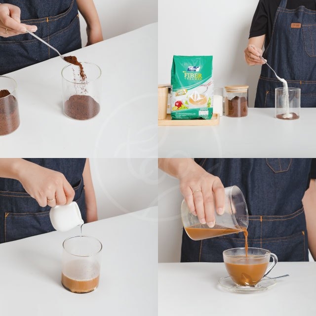 ครีมเทียมไฟเบอร์ ครีมเทียม ครีมเมอร์ ครีมนม ตรา Fibio ไฟเบอร์ครีม Fiber Creamer ขนาด 500 กรัม/ถุง