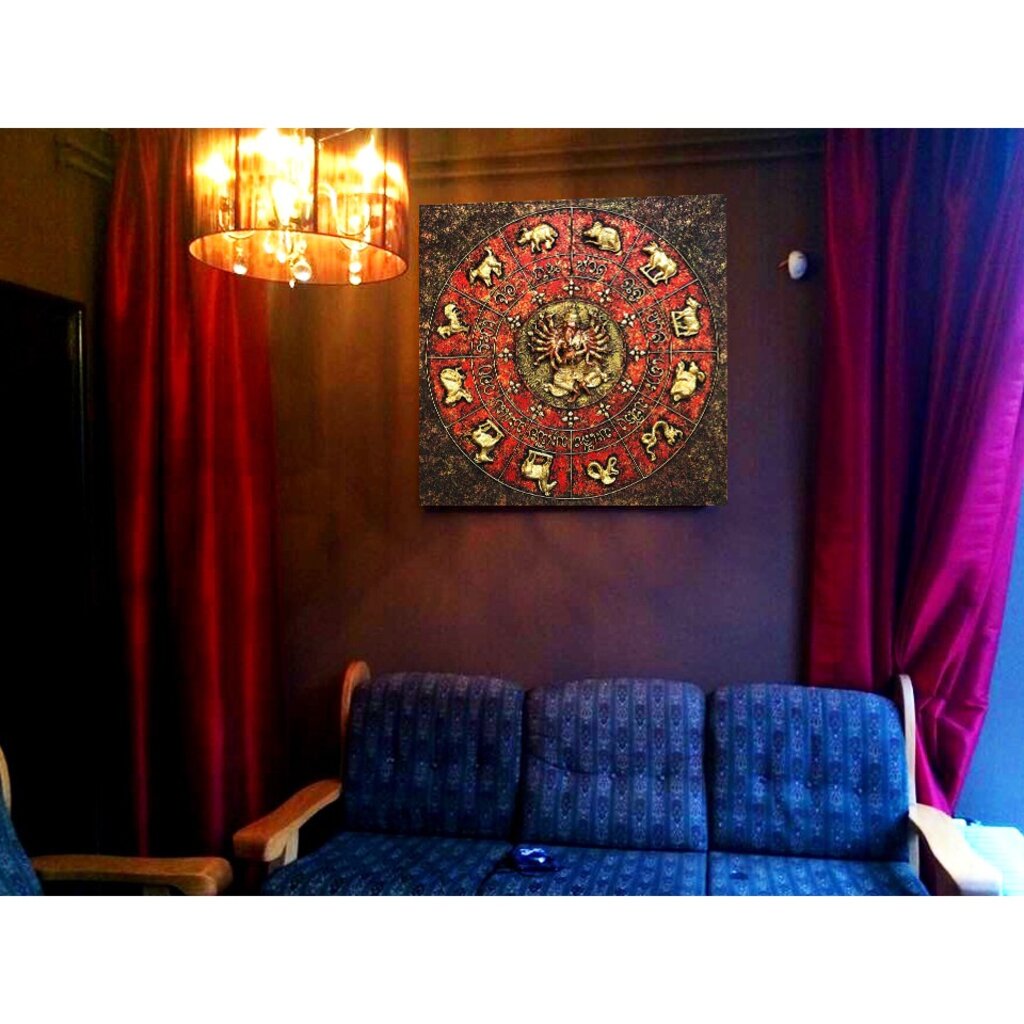 รูปภาพติดผนัง ภาพองค์พระพิฆเนศ ภาพเสริมโชคลาภ รูปภาพเสริมมงคล ภาพแต่งบ้านโรงแรม กรอบรูปติดผนัง ภาพติดผนัง D0030