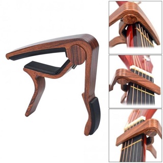 คาโป้ Capo โลหะ Zinc Alloy ลายเนื้อไม้ กีต้าร์คาโป้