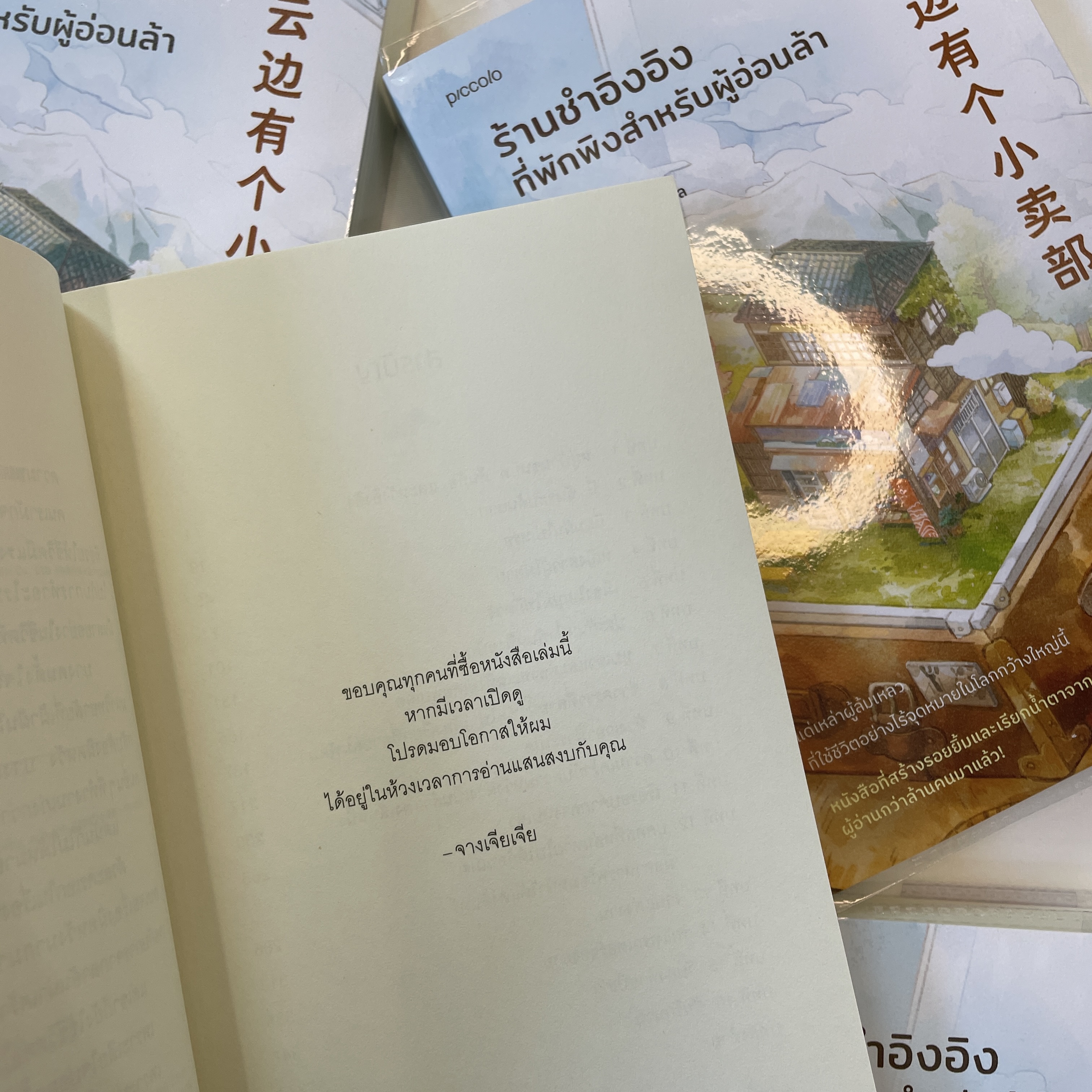 ร้านชำอิงอิง ที่พักพิงสำหรับผู้อ่อนล้า /ผู้เขียน: จางเจียเจีย สำนักพิมพ์: Piccolo