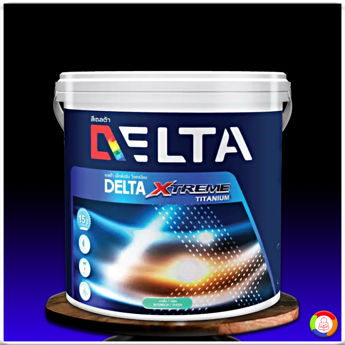 เดลต้า เอ็กซ์ตรีม ไทเทเนียม ชนิดเนียน สีทาภายใน Delta Xtreme Titanium for Interior Sheen