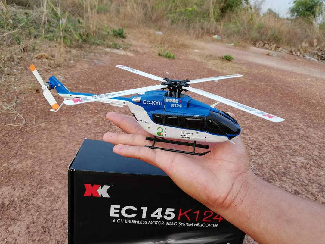 เฮลิคอปเตอร์ XK K124 6CH Brushless EC145 3D6G