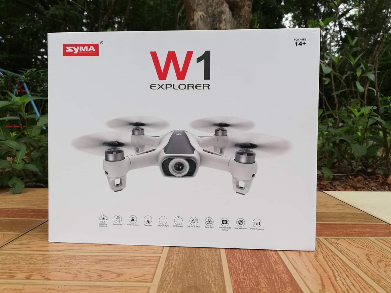 SYMA W1 GPS-5G FPV WIFI กล้อง 5MP วีดีโอที่ 1080P บินกลับเองได้