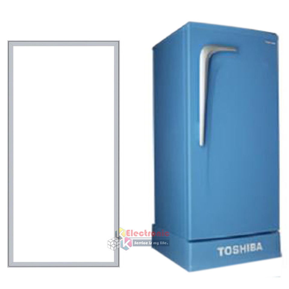 ขอบยางประตูตู้เย็น Toshiba-(โตชิบา)สำหรับรุ่น GR-B151Z/GR-B152Z อะไหล่แท้ ใส่ง่าย ขนาด 49*89 เซนติเมตร-ขอบยางแบบศรกดตามร่อง