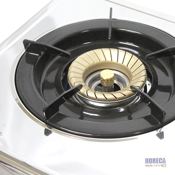 Double burner stainless steel stove, model at-152, Lucky Frame