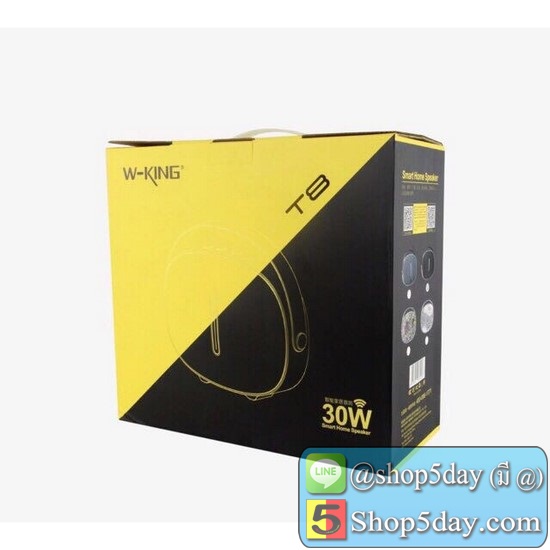 W-KING T8 Bluetooth Speaker ลำโพงบลูทูธเบสหนัก เสียบ Thumb Drive เล่น mp3 , WAV , APE , FLAC , WMA ได้ทันที