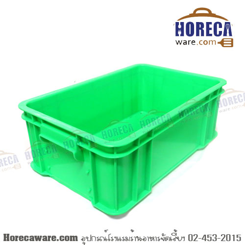 Medium square crate, no116, green, easy to bring [ng-0116-gn]