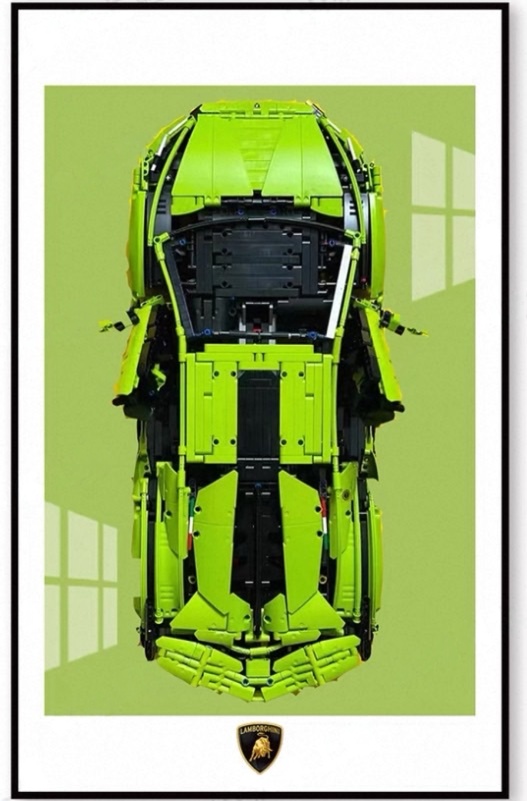 Display frame สำหรับ LEGO Technic เลโก้ 42115 Lamborghini Sián FKP 37