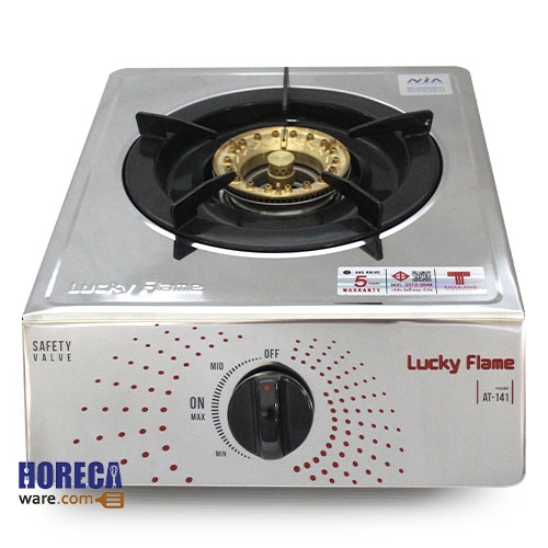 Single stainless steel stove, model at-141, Lucky Frame brand