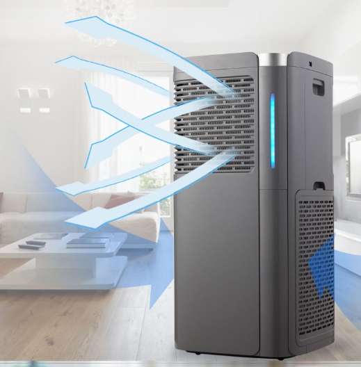 เครื่องฟอกอากาศกรองอากาศAir Purifier มาตรฐานPM2.5 รุ่นJH-1706 เหมาะสำหรับขนาดห้อง 56-96 ตรม.