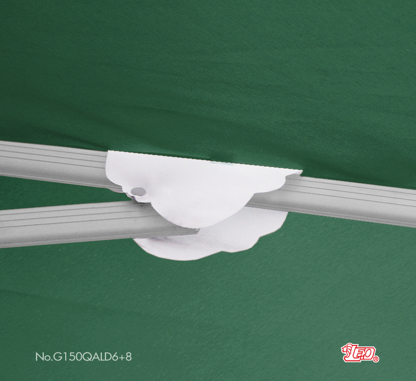 Leo ร่มสนาม สำหรับแม่ค้า,ขายของ,ร้านกาแฟ,โรงแรม โครงอลูมิเนียม ขนาด2×2เมตร ผ้าหนาD600 ทรงสี่เหลี่ยม